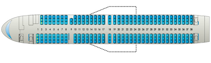 Боинг 757 места