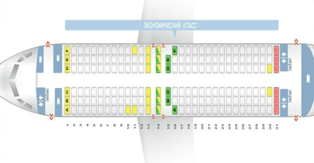 Боинг 737-800 Схема Салона Белавиа